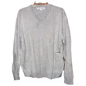 Amazon Essentials Mens V-Neck Sweater Gray Grey Extra Large XL